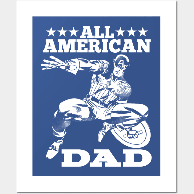 ALL AMERICAN DAD - 2.0 Wall Art by KERZILLA